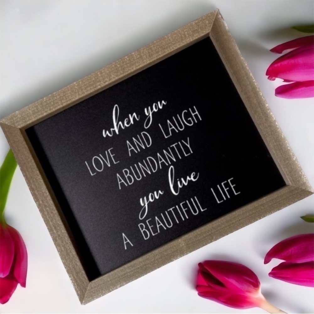 Live a Beautiful Life Wall Art